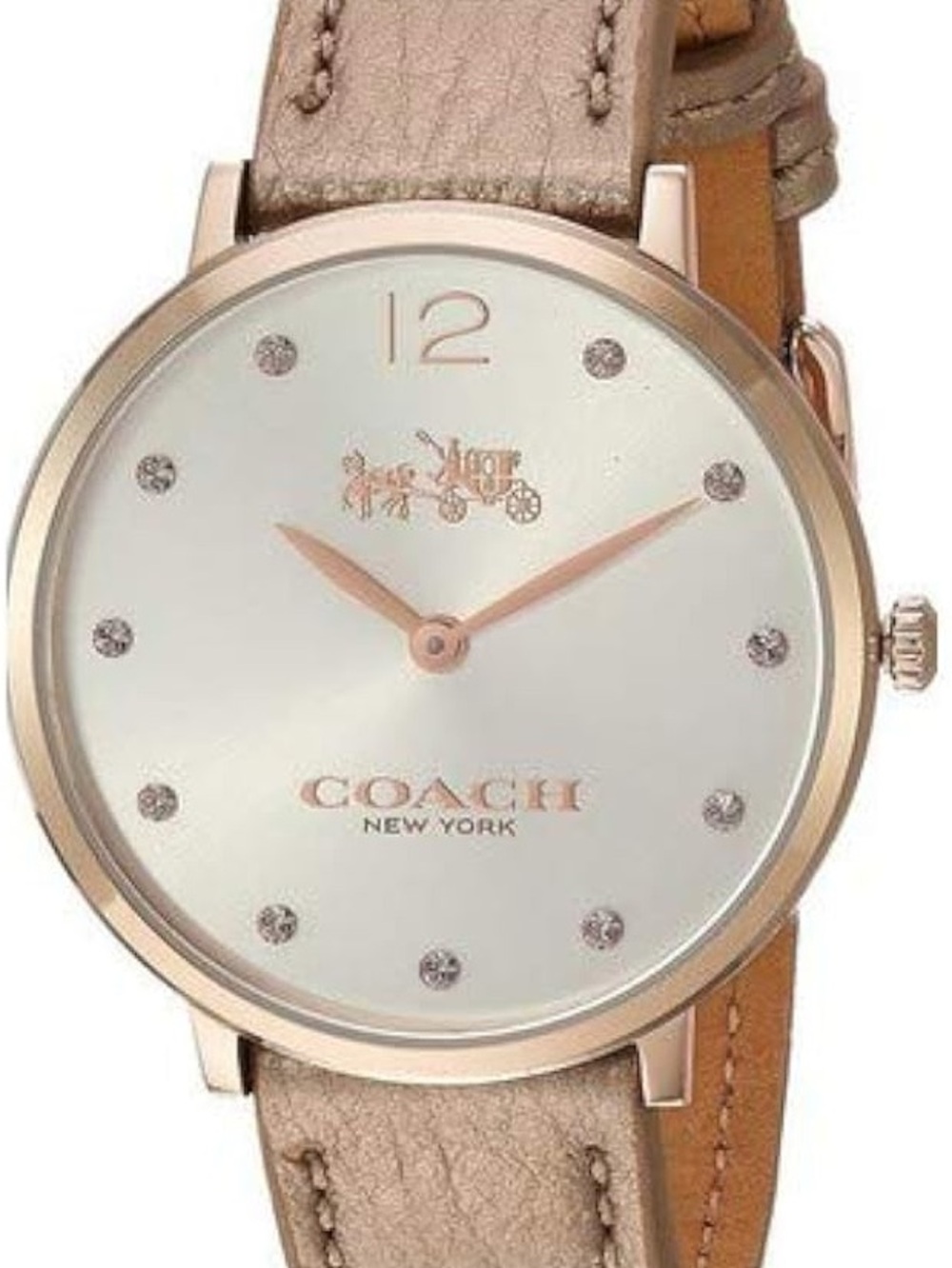 Coach Slim Easton Women's Watch (Model: 14502684) ✨Rose Gold/Metallic Taupe✨